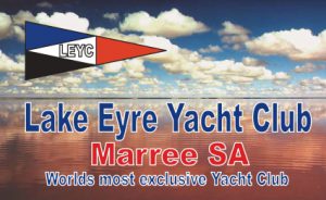 "Lake Eyre Yacht Club" Fridge Magnet